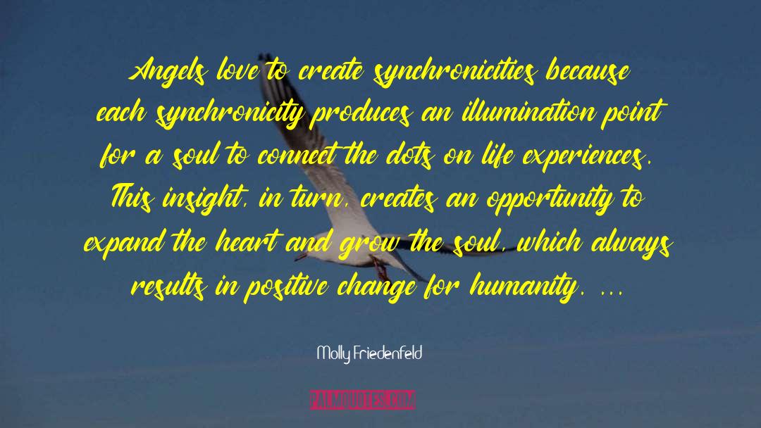 Synchronicity quotes by Molly Friedenfeld