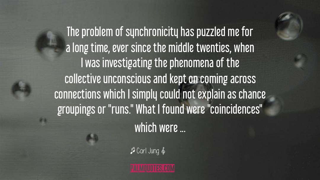 Synchronicity quotes by Carl Jung