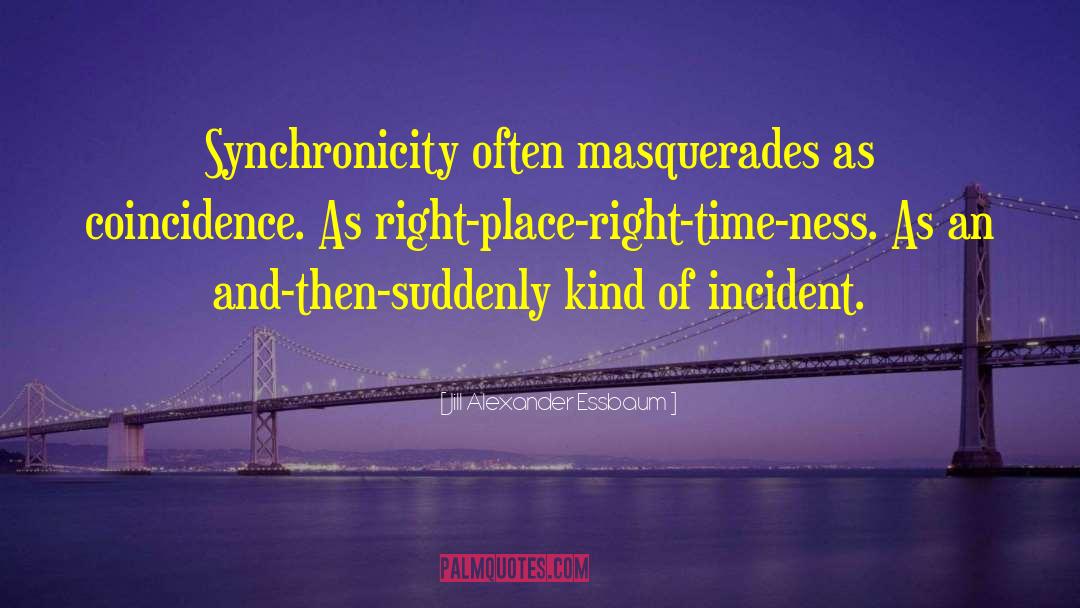 Synchronicity quotes by Jill Alexander Essbaum