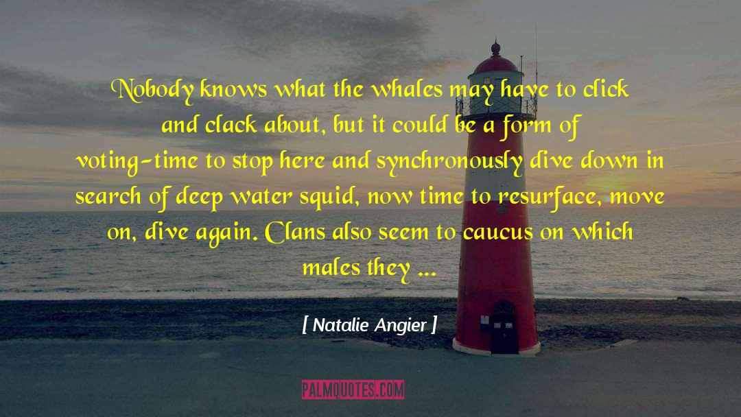 Synchronously Pronunciation quotes by Natalie Angier