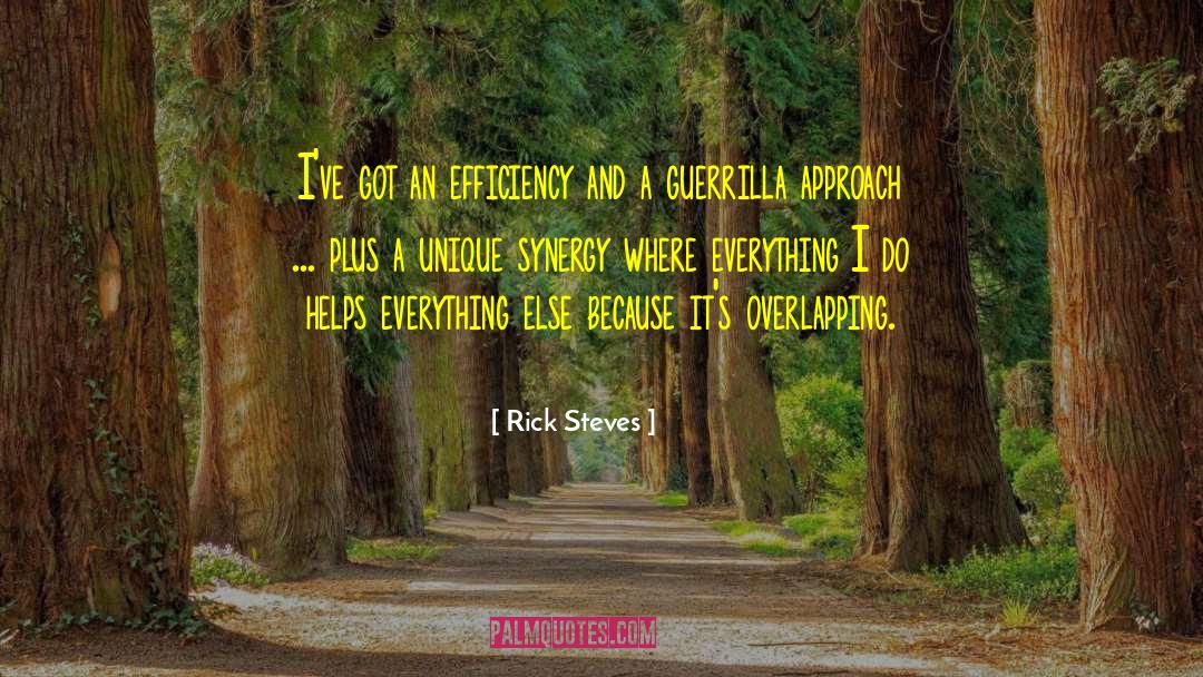 Synergy quotes by Rick Steves
