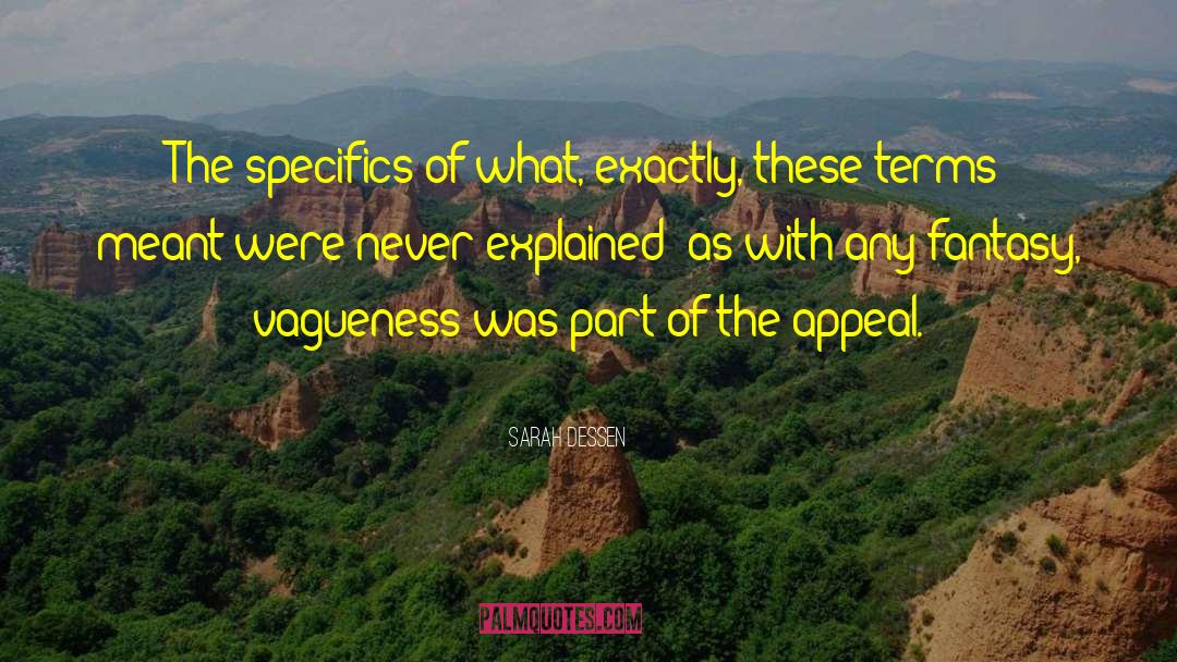 Synoptics Explained quotes by Sarah Dessen