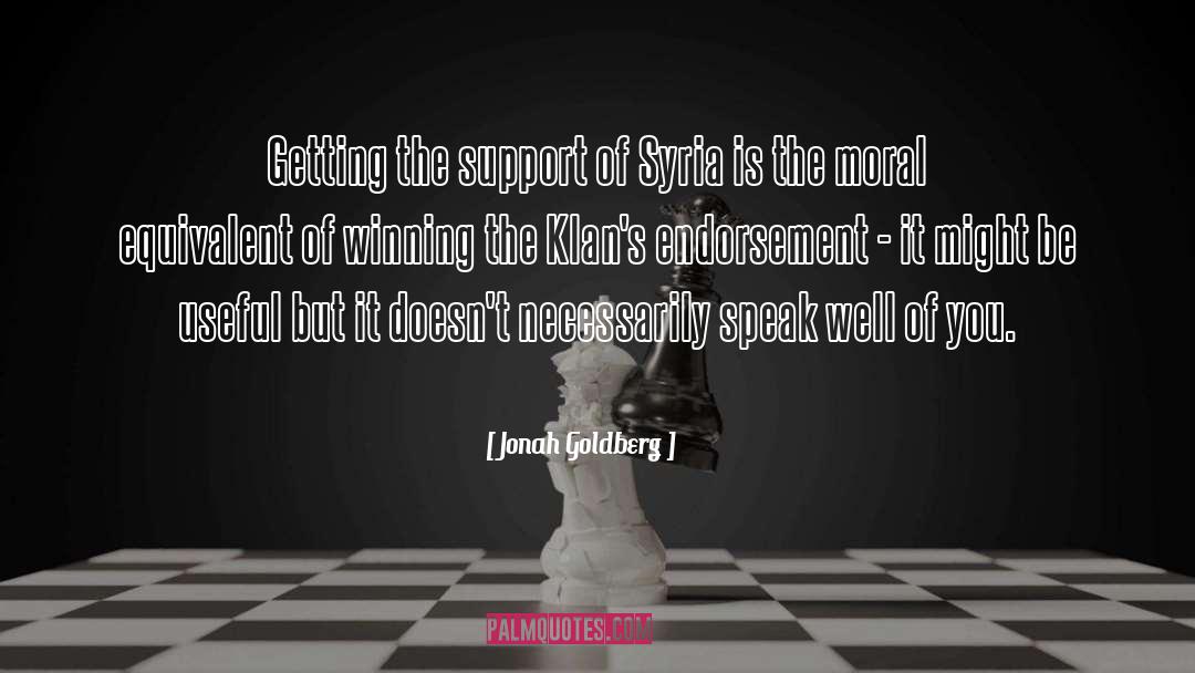 Syria quotes by Jonah Goldberg