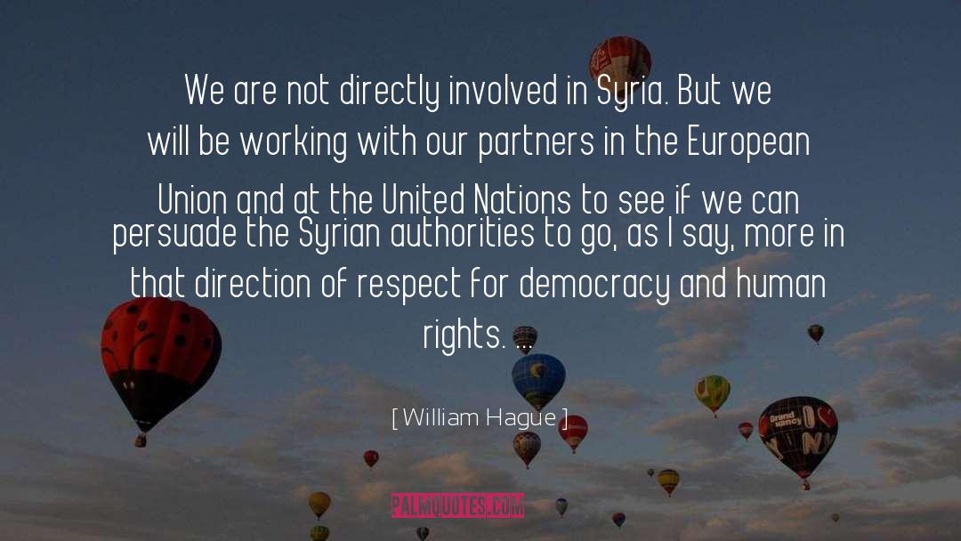 Syrian quotes by William Hague