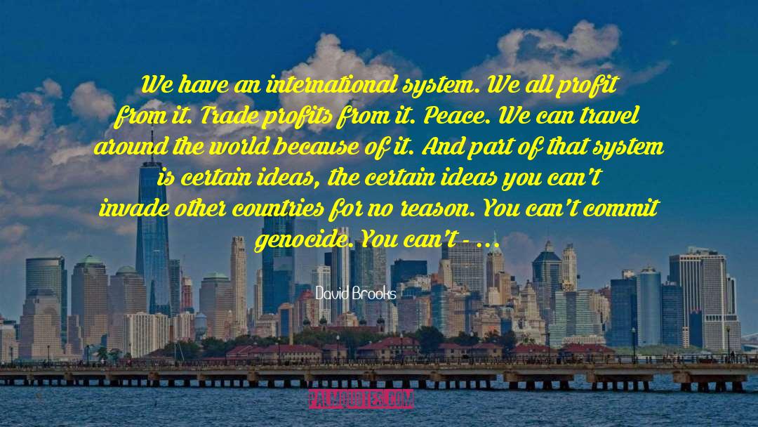 System Is quotes by David Brooks