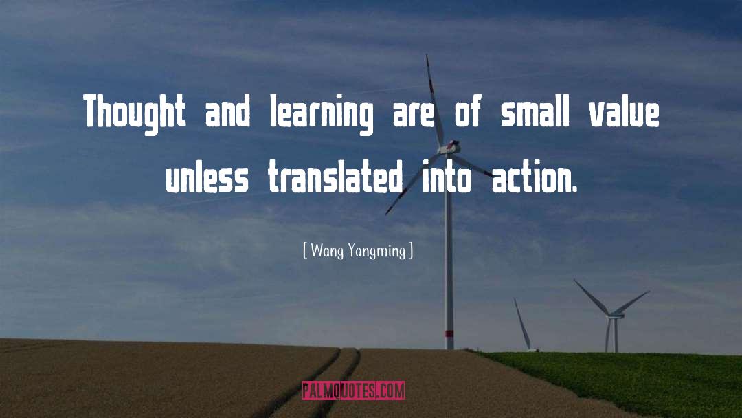 Systematic Action quotes by Wang Yangming