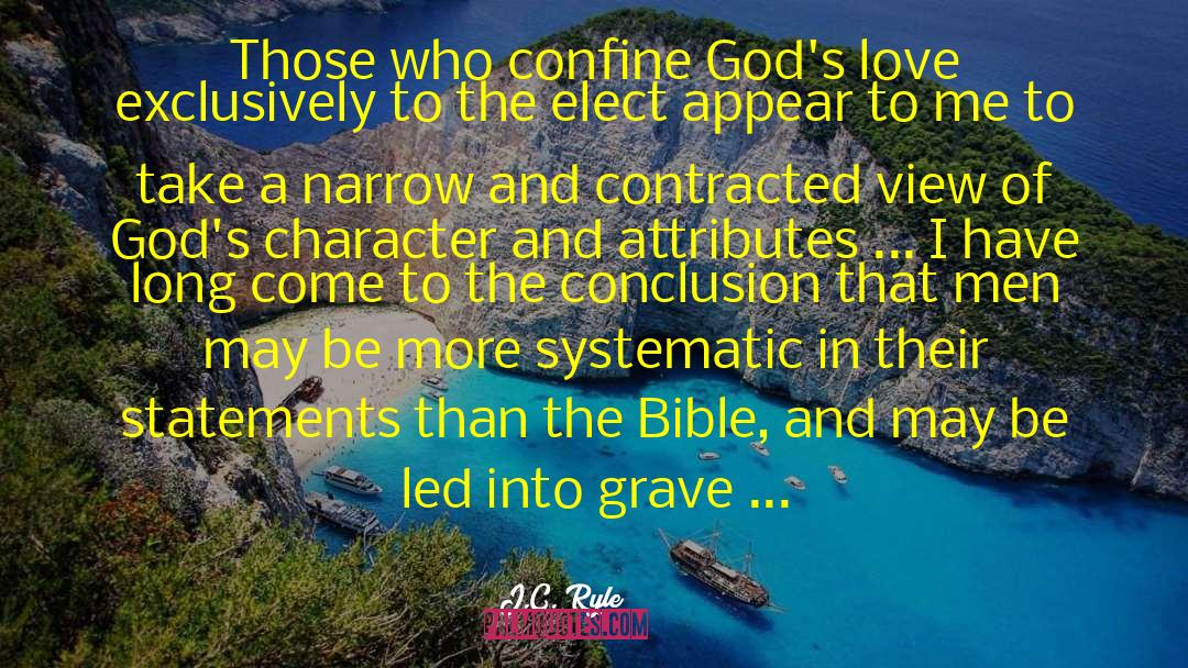 Systematic quotes by J.C. Ryle
