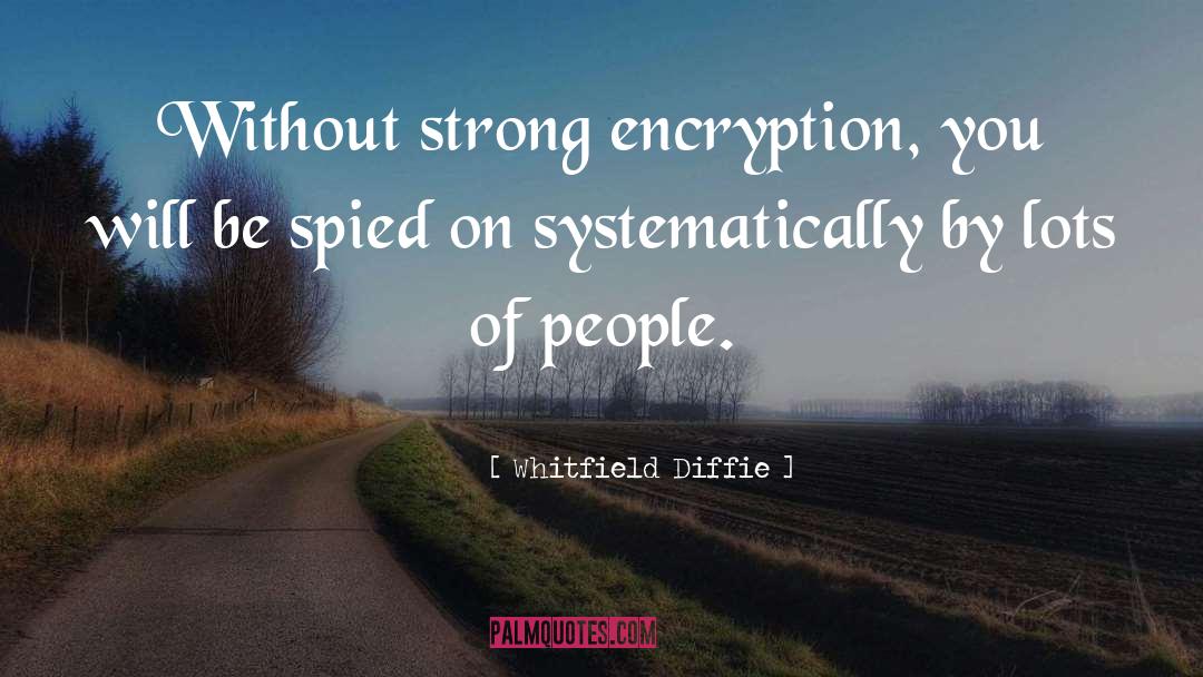 Systematically quotes by Whitfield Diffie