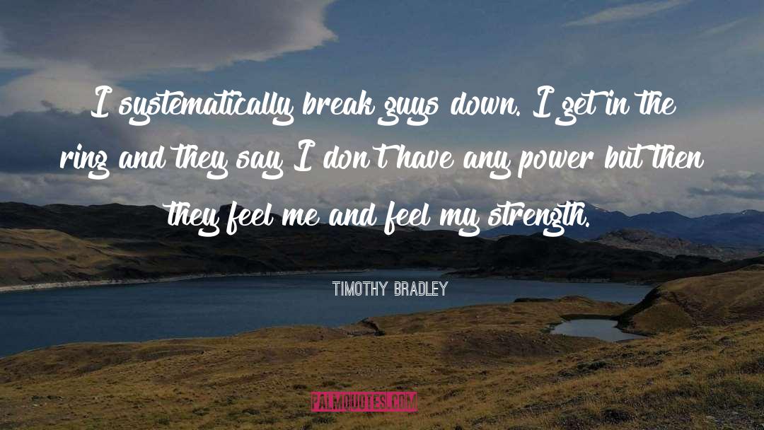 Systematically quotes by Timothy Bradley