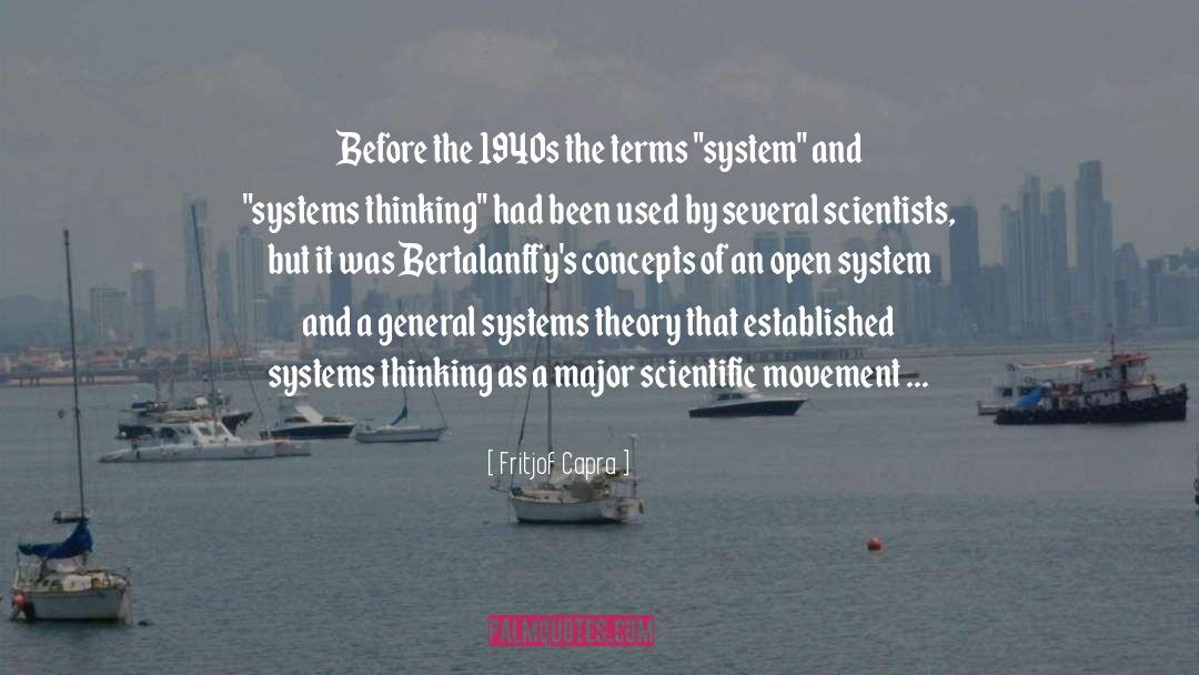 Systems Theory quotes by Fritjof Capra