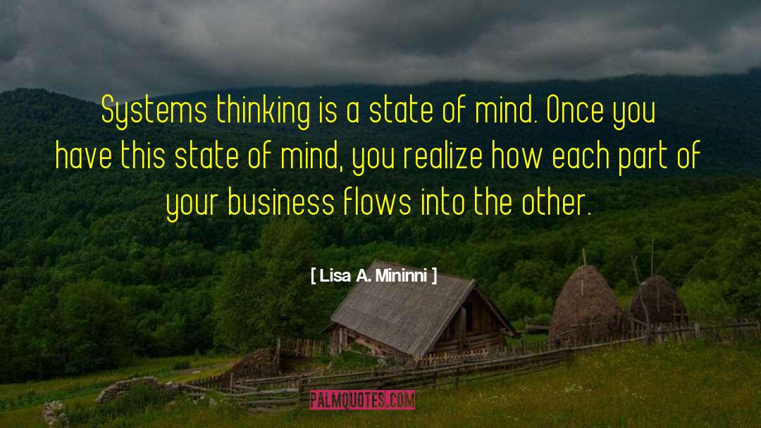 Systems Thinking quotes by Lisa A. Mininni