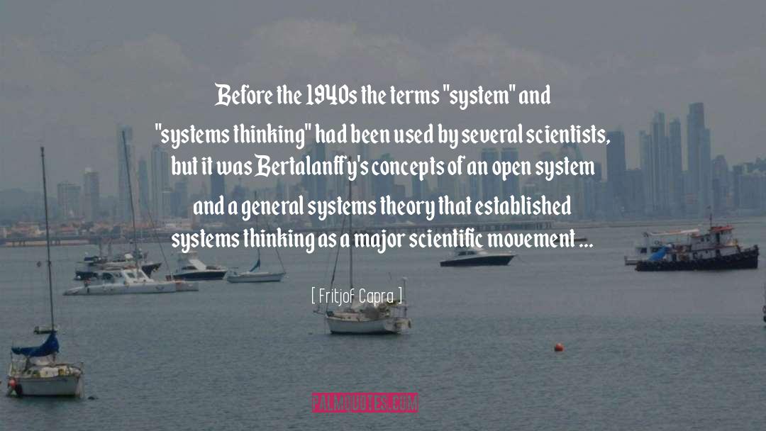 Systems Thinking quotes by Fritjof Capra