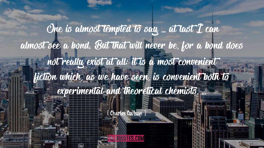 Szymczak Chemistry quotes by Charles Coulson