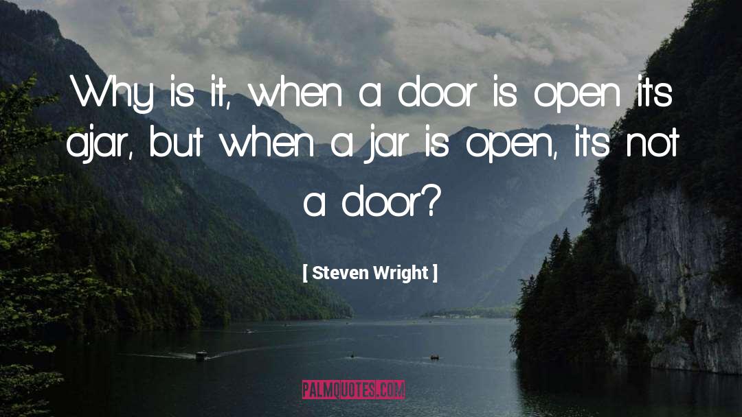 Tab Siyaar Bolaa Jar Door Aao quotes by Steven Wright