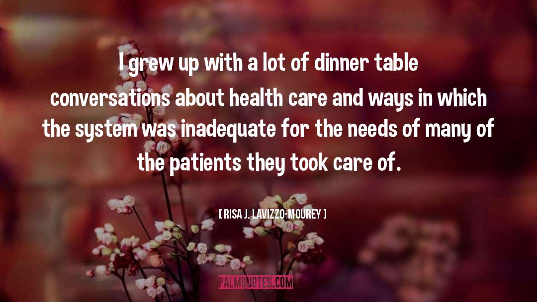 Tables quotes by Risa J. Lavizzo-Mourey
