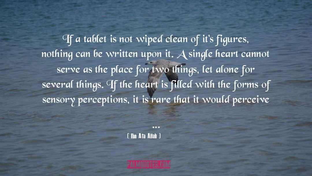 Tablet quotes by Ibn Ata Allah