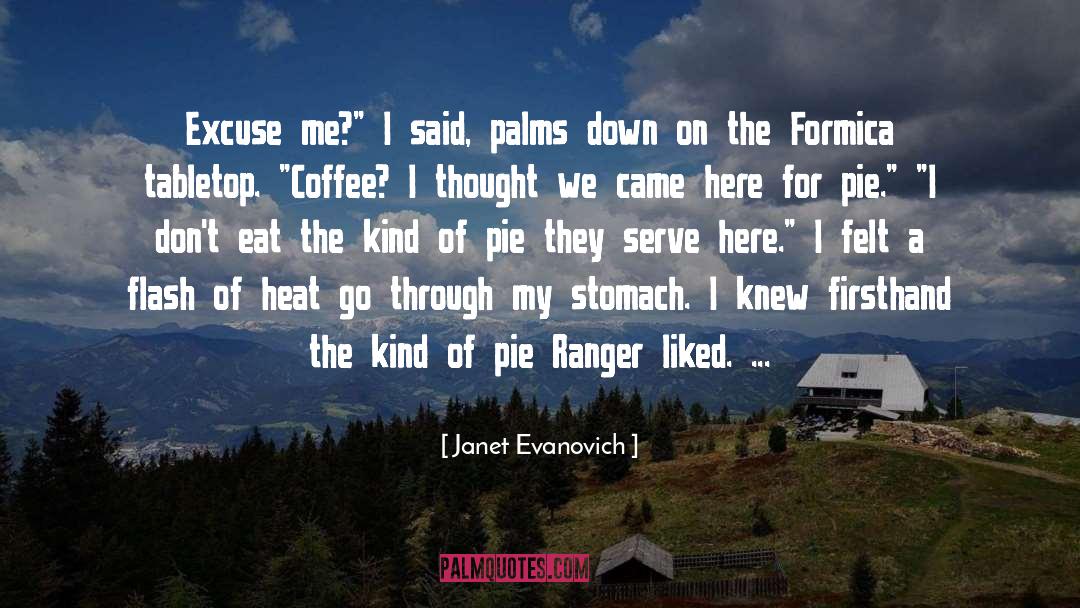 Tabletop quotes by Janet Evanovich
