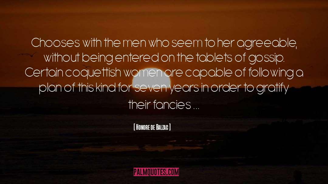 Tablets quotes by Honore De Balzac
