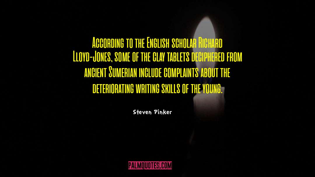 Tablets quotes by Steven Pinker