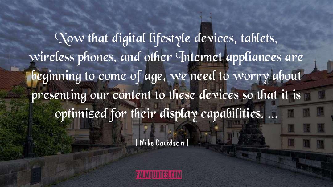 Tablets quotes by Mike Davidson