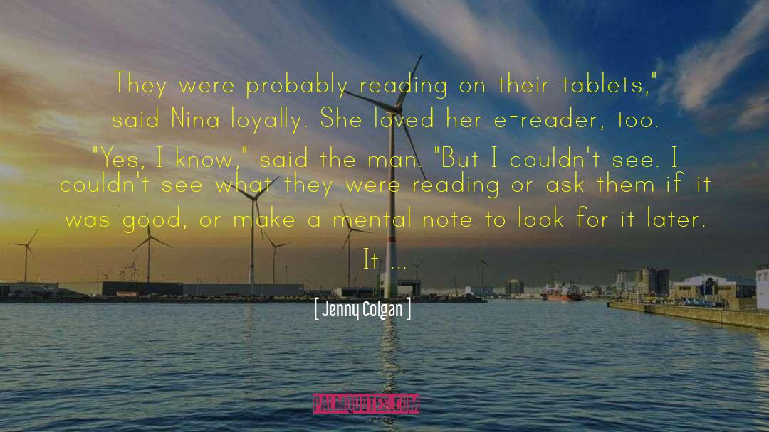 Tablets quotes by Jenny Colgan