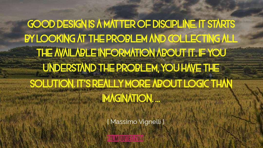 Tableware Solutions quotes by Massimo Vignelli