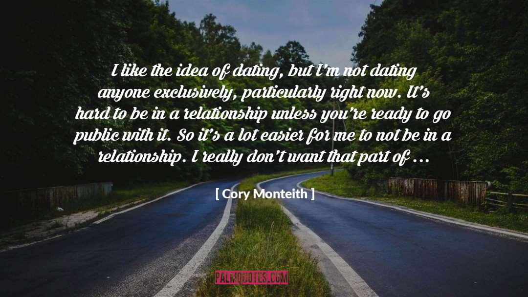 Tabloid quotes by Cory Monteith