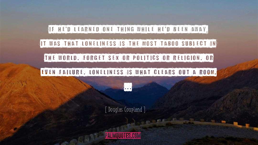 Taboo quotes by Douglas Coupland