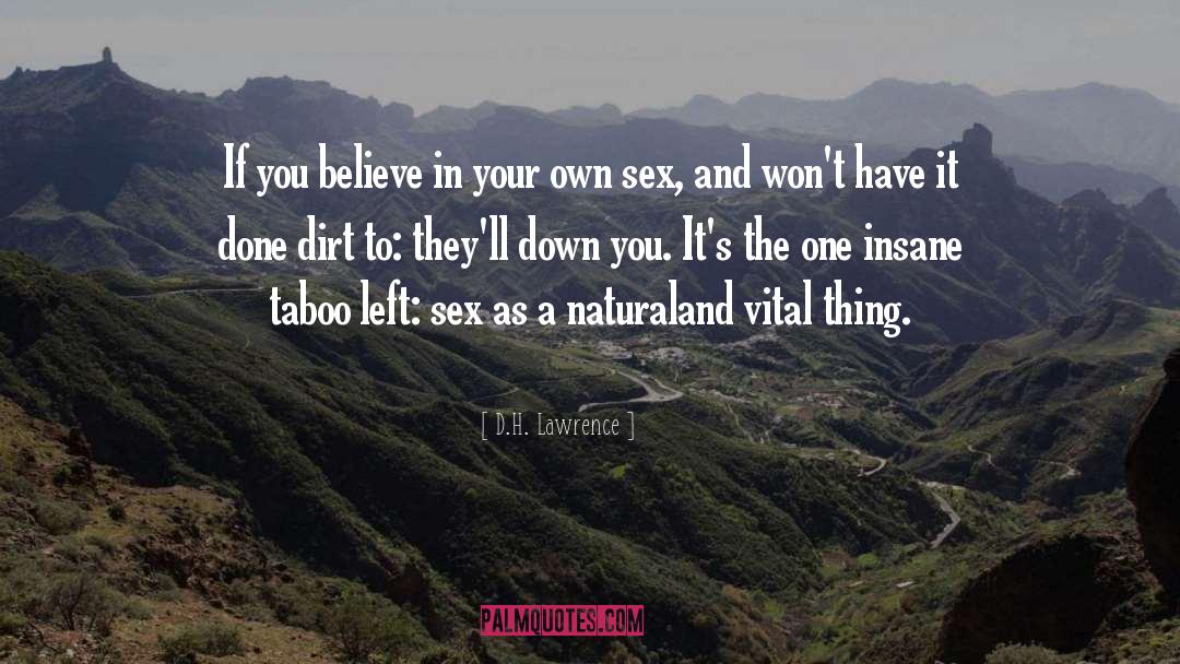 Taboo quotes by D.H. Lawrence