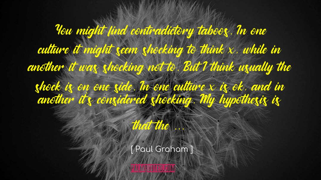 Taboos quotes by Paul Graham