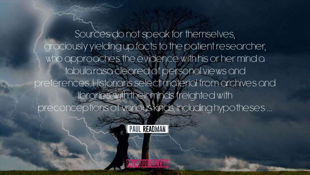Tabula Rasa quotes by Paul Readman