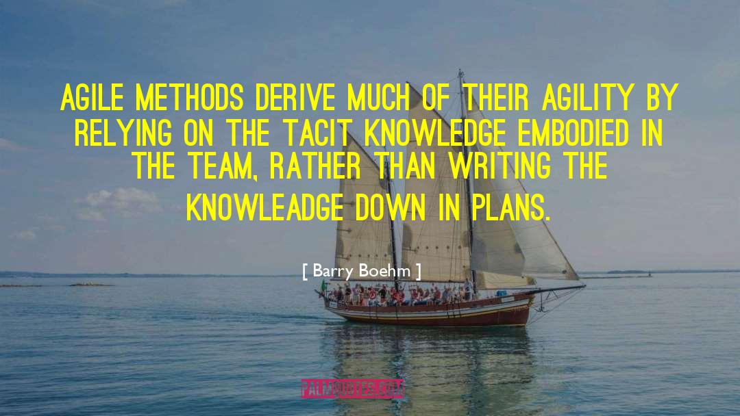 Tacit quotes by Barry Boehm