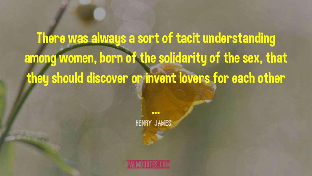 Tacit quotes by Henry James