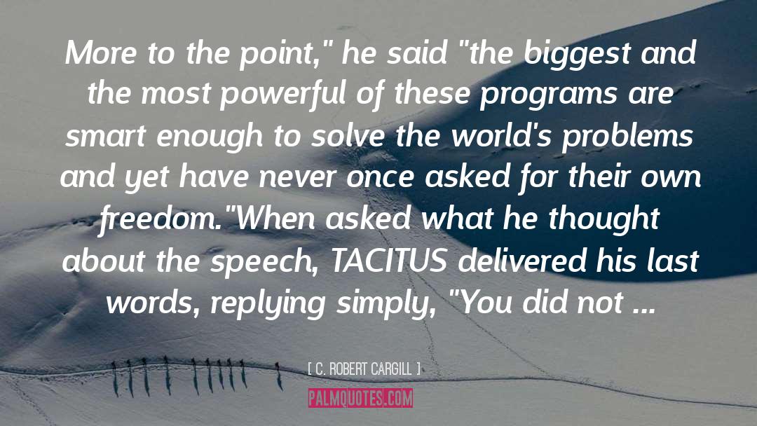 Tacitus quotes by C. Robert Cargill