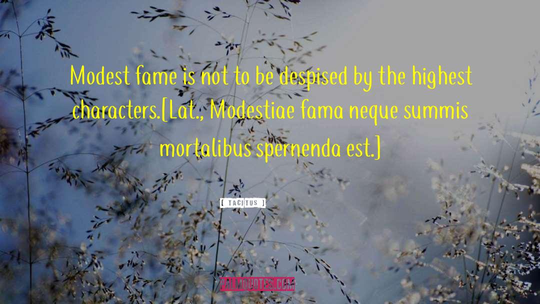 Tacitus quotes by Tacitus