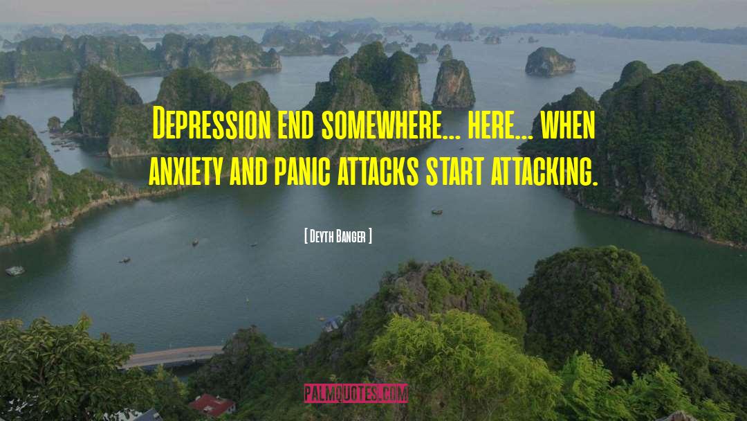 Tackling Depression quotes by Deyth Banger