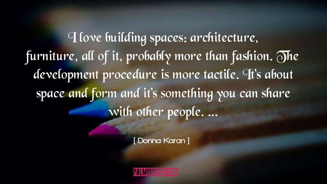 Tactile quotes by Donna Karan