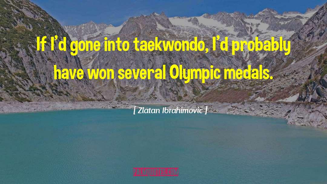Taekwondo quotes by Zlatan Ibrahimovic
