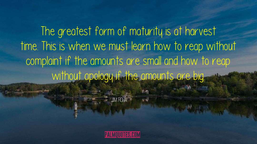 Tags Maturity quotes by Jim Rohn