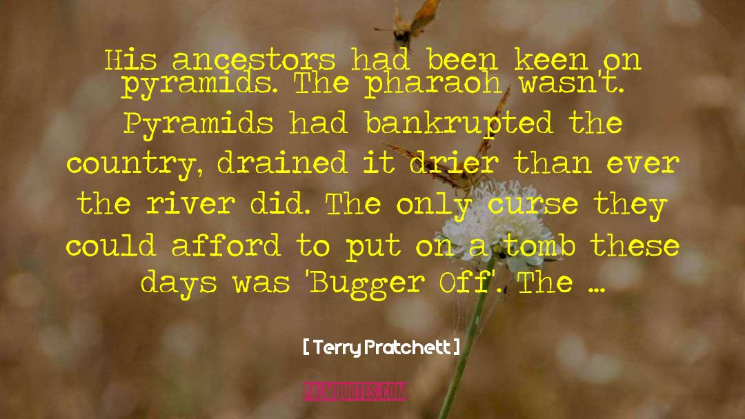 Taharqa Pharaoh quotes by Terry Pratchett
