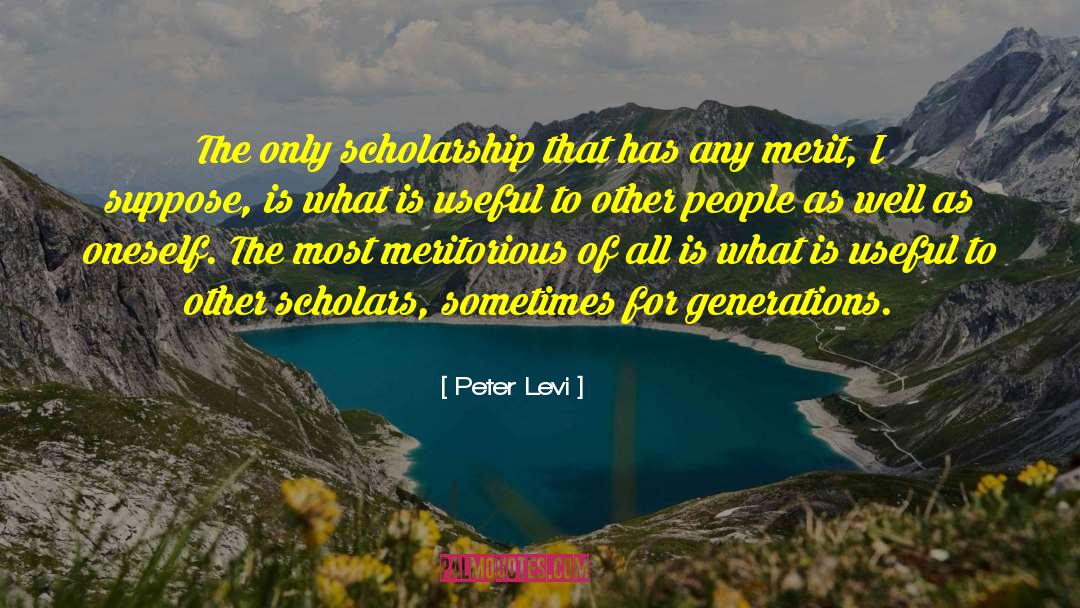 Tailhook Scholarship quotes by Peter Levi