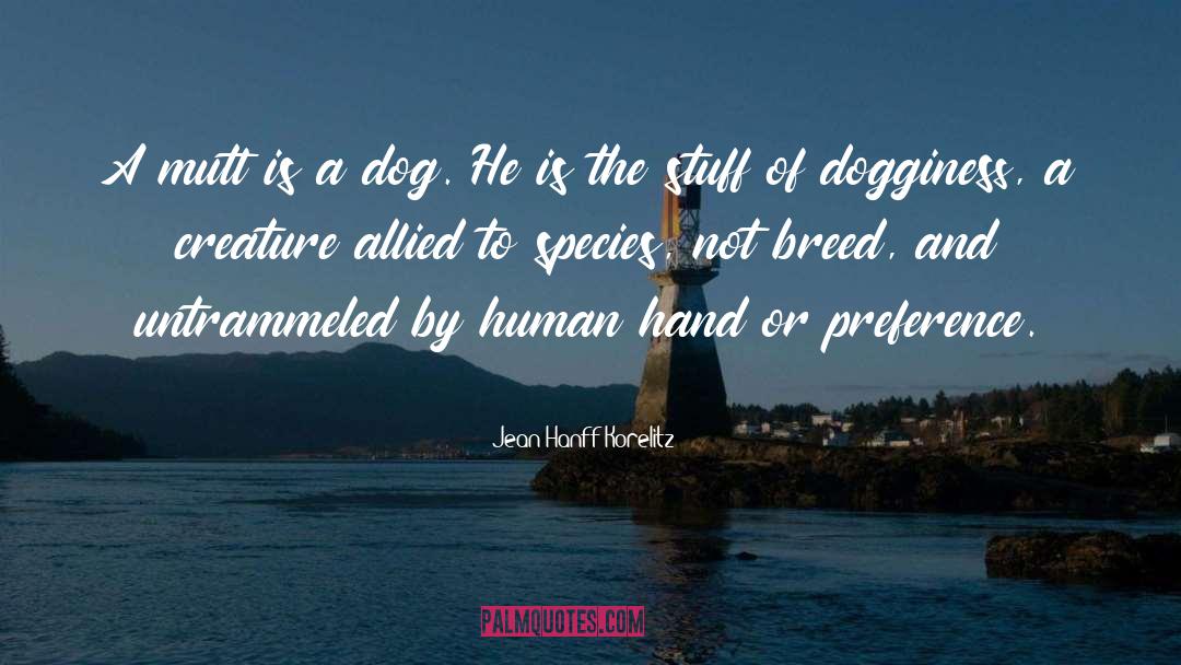 Tailless Dog quotes by Jean Hanff Korelitz