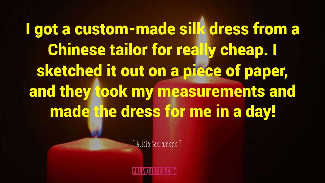 Tailor quotes by Alicia Sacramone