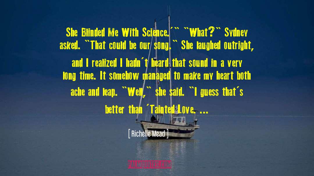 Tainted Love Memorable quotes by Richelle Mead