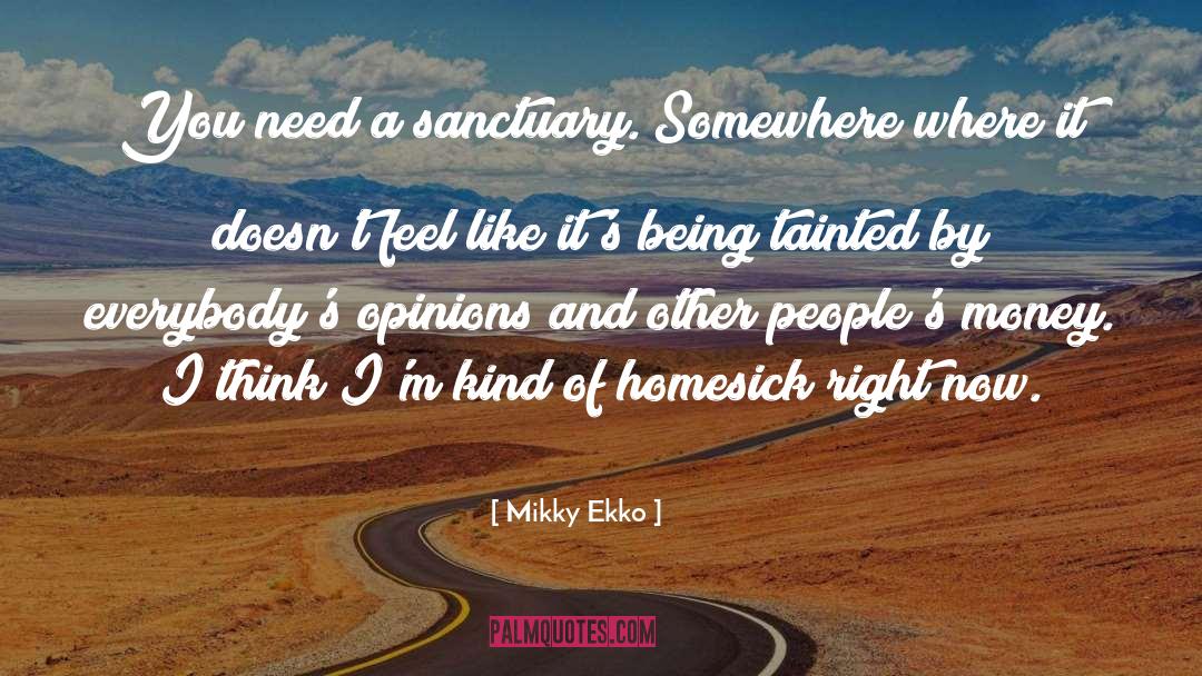 Tainted quotes by Mikky Ekko