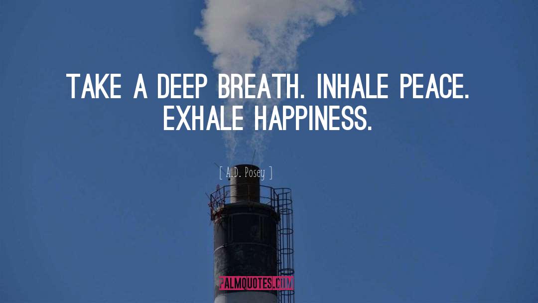 Take A Deep Breath quotes by A.D. Posey