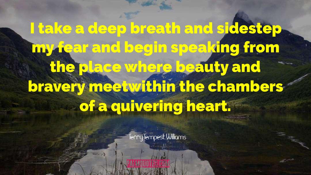 Take A Deep Breath quotes by Terry Tempest Williams