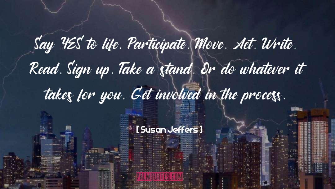Take A Stand quotes by Susan Jeffers
