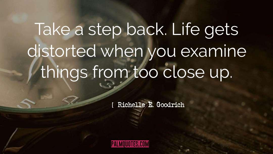 Take A Step Back quotes by Richelle E. Goodrich