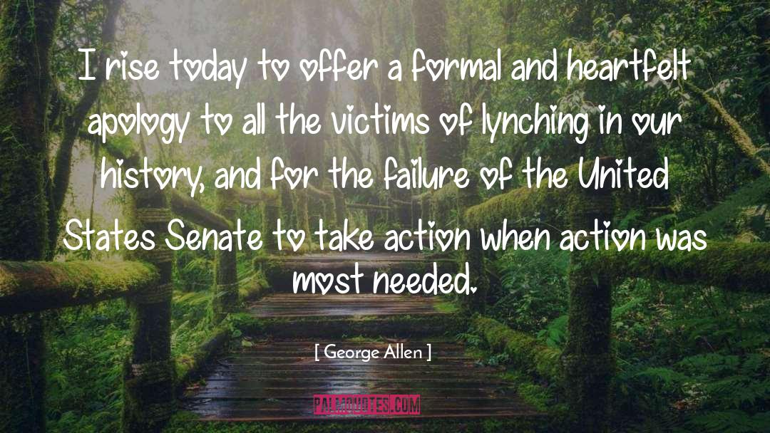 Take Action quotes by George Allen